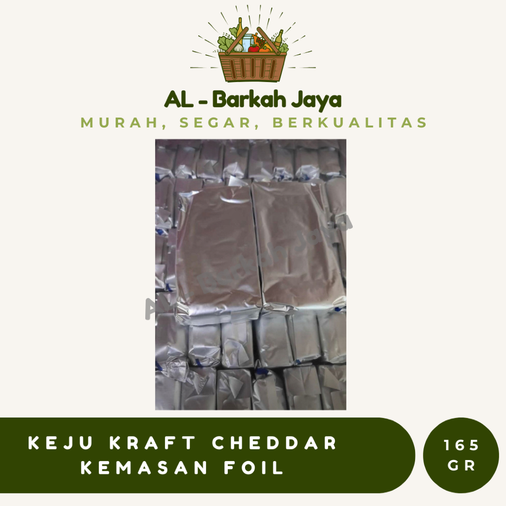 

KEJU KRAFT Cheddar Kemasan Foil 165gr