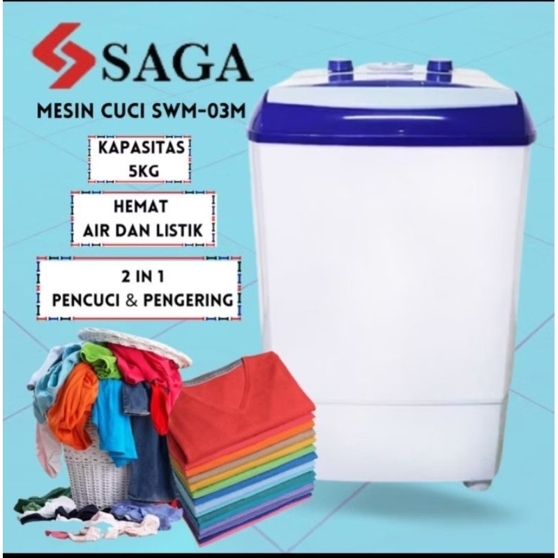 mesin cuci portable 5kg