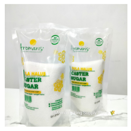 

AROMANIS Castor Sugar Gula Kastor Pasir Putih HALUS Caster Sugar 250 g