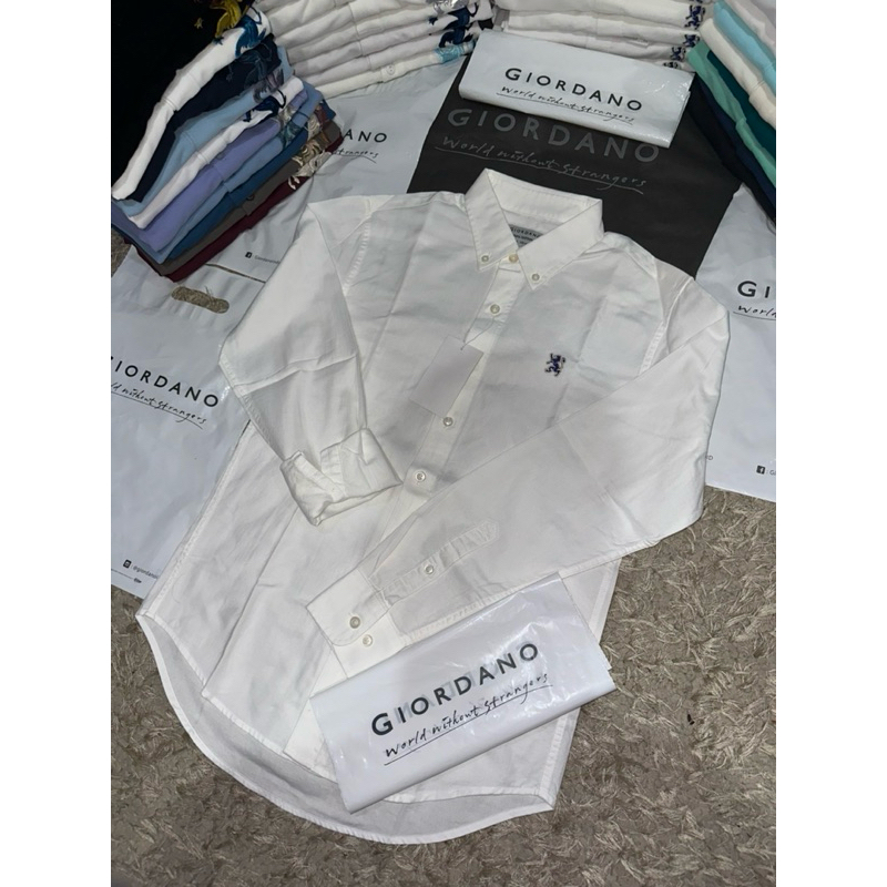 kemeja giordano white original