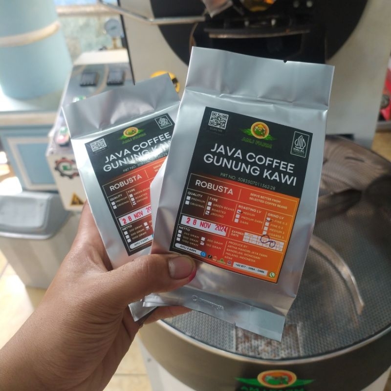 

TERMURAH !!! Bubuk Kopi Robusta Gunung Kawi Murni 100 gram Rasa dan Aroma Mantap AMJ FARM