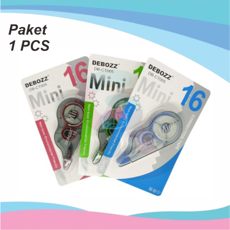

(1 Pcs) Tipe X Kertas Roll Correction Tape Debozz | Sikiki Store
