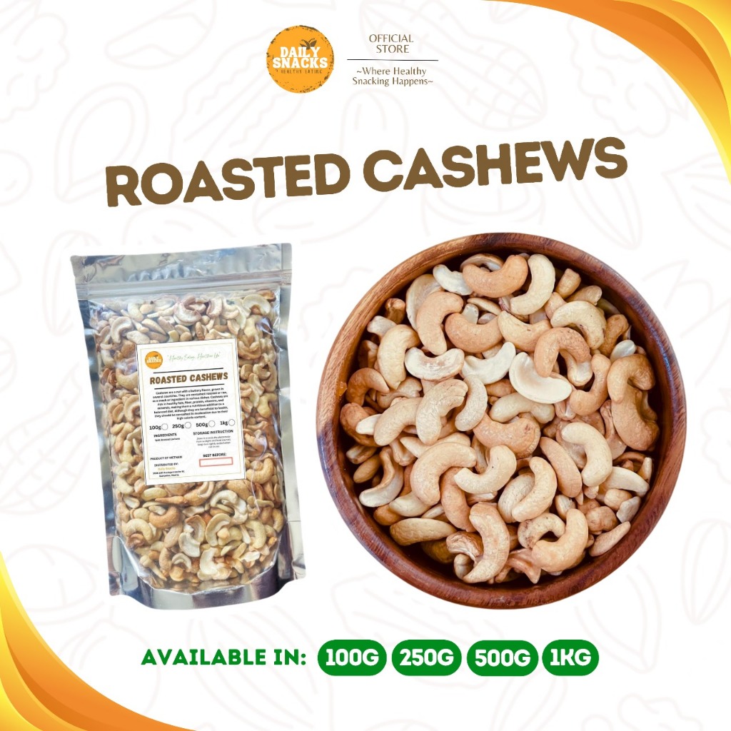 

Daily Snacks Roasted Cashews Kacang Mede Panggang