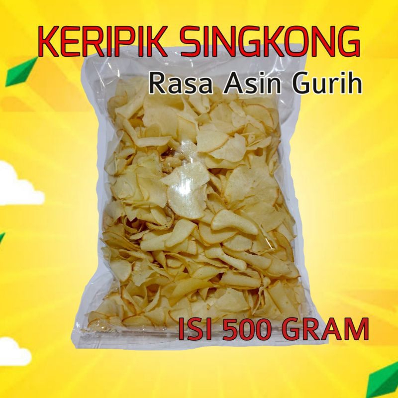 

Keripik Singkong Asin / Berat 500 Grm / Keripik Singkong Asin Gurih