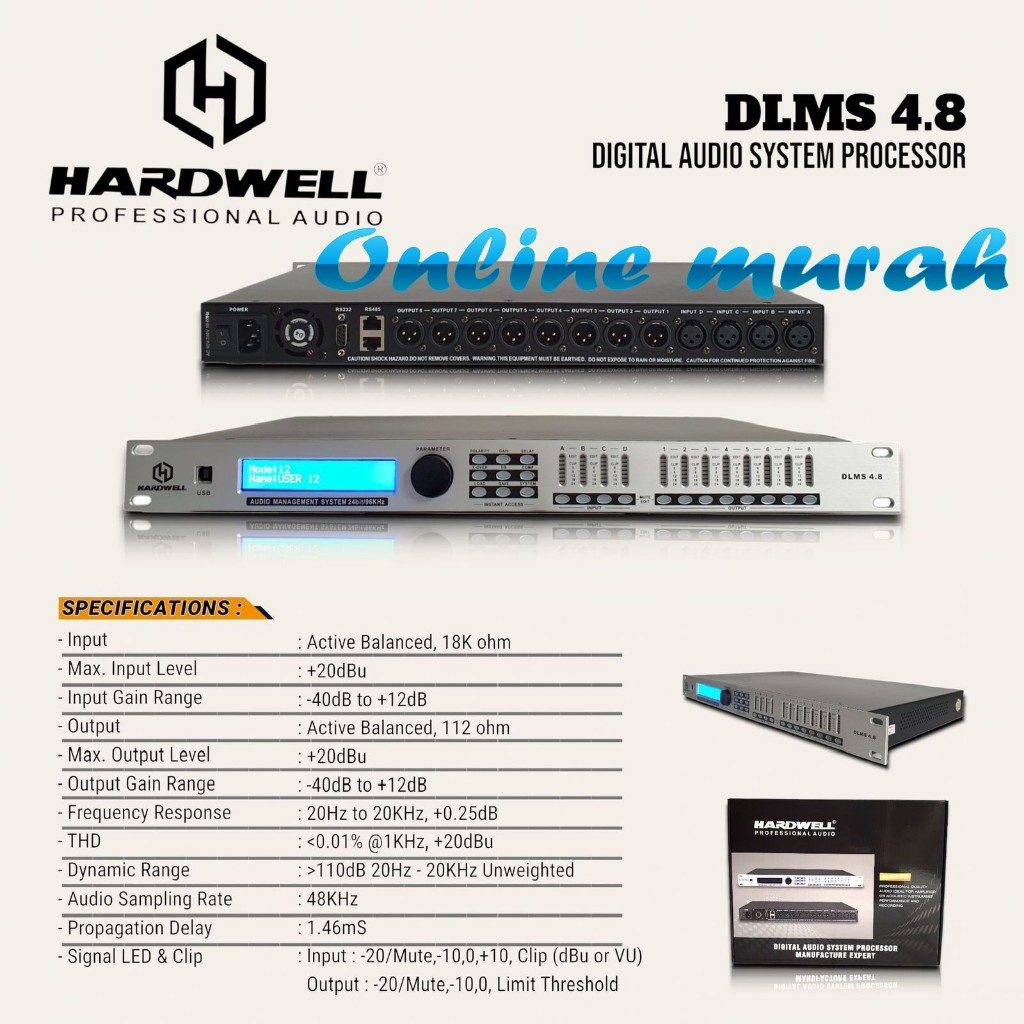 management pro hardwell DLMS 4.8 ORYGINAL 4in 8out dlms4.8
