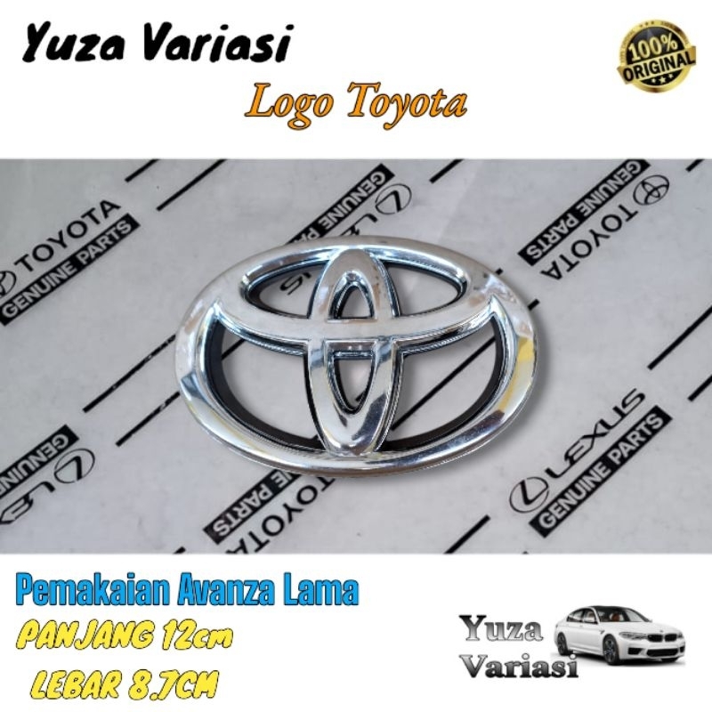 Logo Grill Depan Toyota Avanza 2000-2010 Original Toyota Avanza // Logo Toyota Avanza Lama Original 