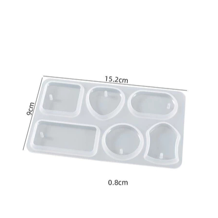 Cetakan Resin Kalung / Cetakan Resin Epoxy Untuk Membuat Perhiasan DIY