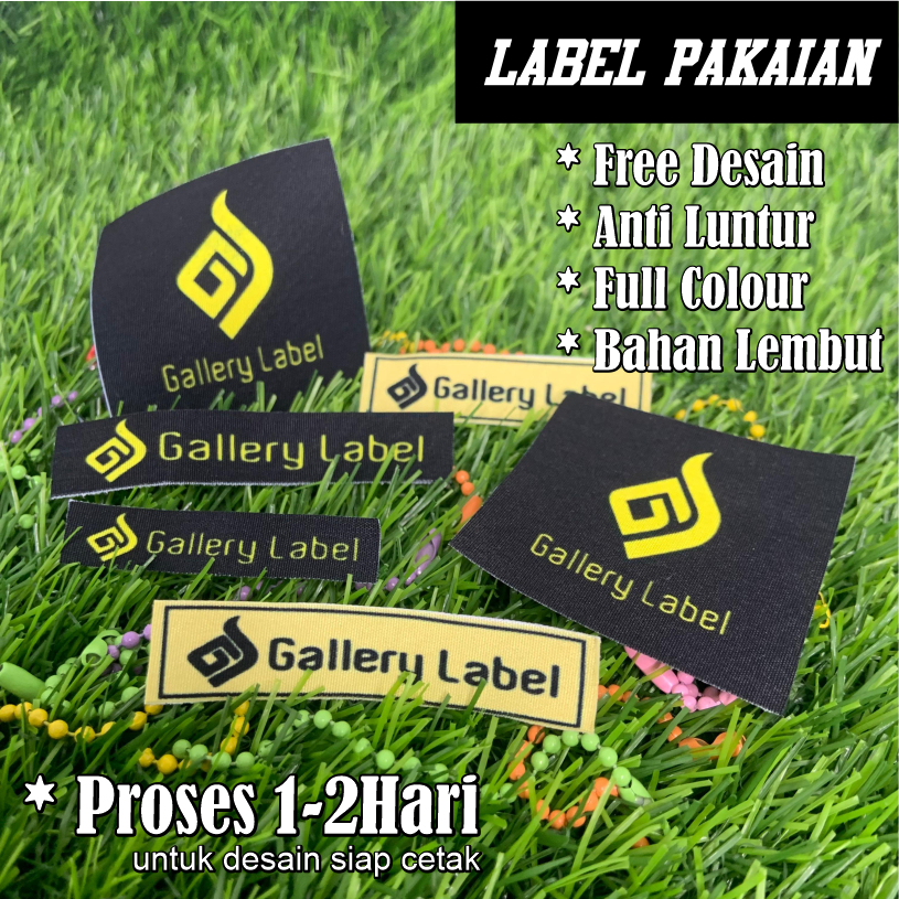 

( TERMURAH ) Label Baju 5 CM X 5 CM