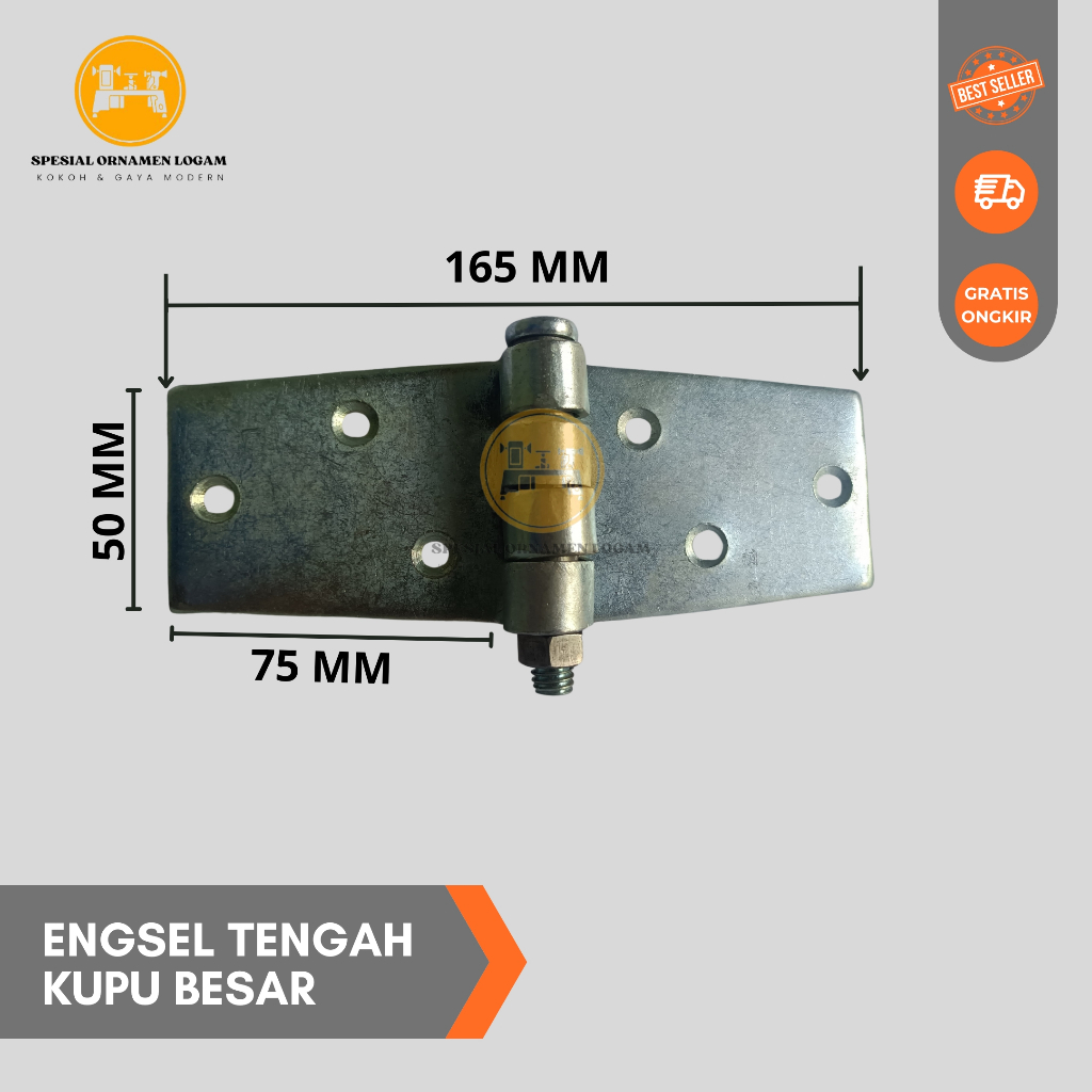 Engsel tengah Kupu Besar henderson kulitas super l Engsel Tengah l Engsel Kupu