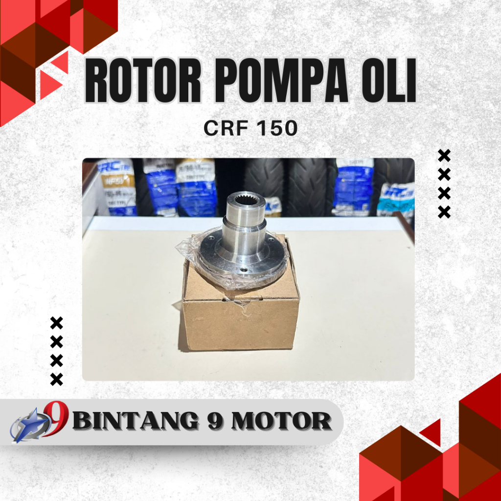 ROTOR POMPA OLI CRF 150-BINTANG SEMBILAN MOTOR