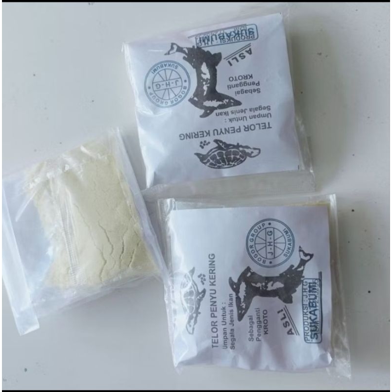 TELOR PENYU KERING UMPAN IKAN MAS