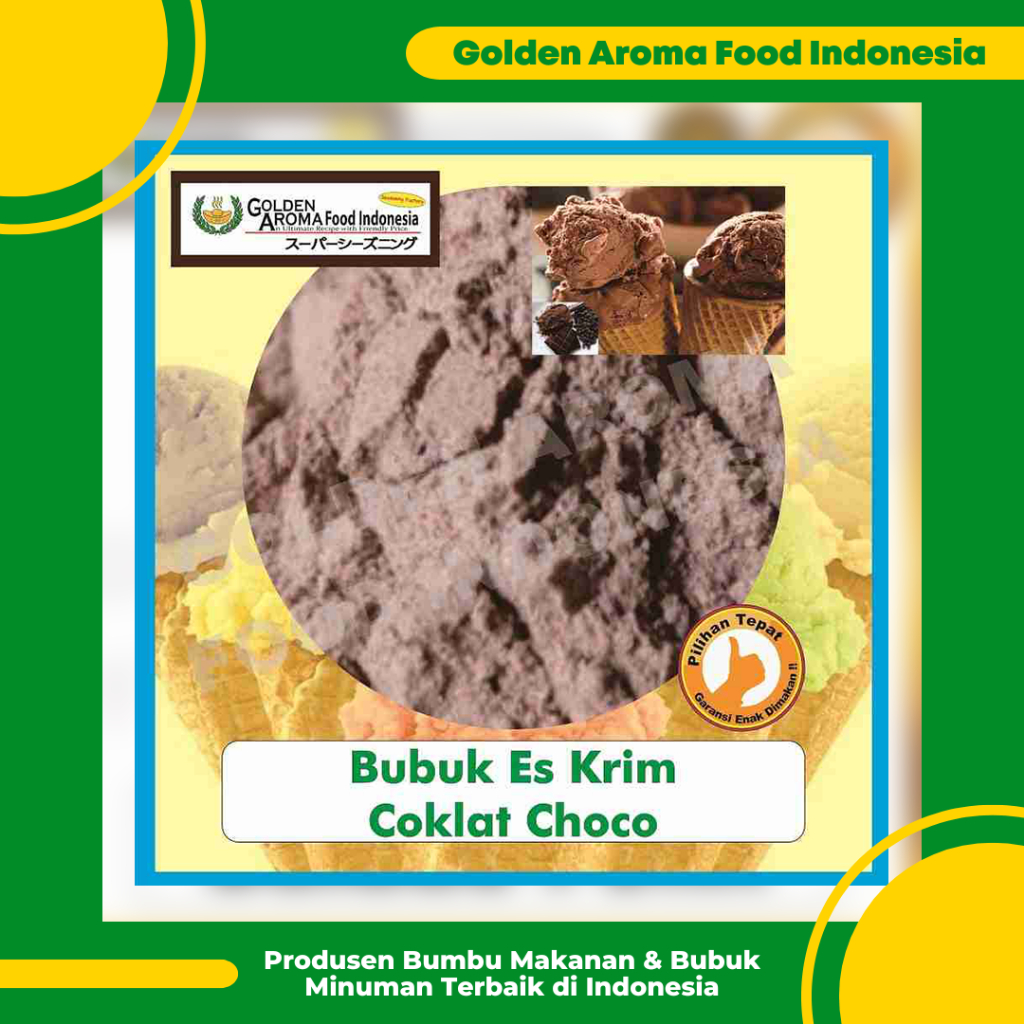 

Bubuk Es Krim Rasa Coklat Choco 1 Kg l Serbuk Ice Cream Powder Chocolate Cokelat 1Kg Kiloan Bahan Instan Premix Soft Hard Gelato Murah Enak Terbaik GAFI Jual Intanst Suntik Tempat Terdekat Harga Bukan Mr Cool