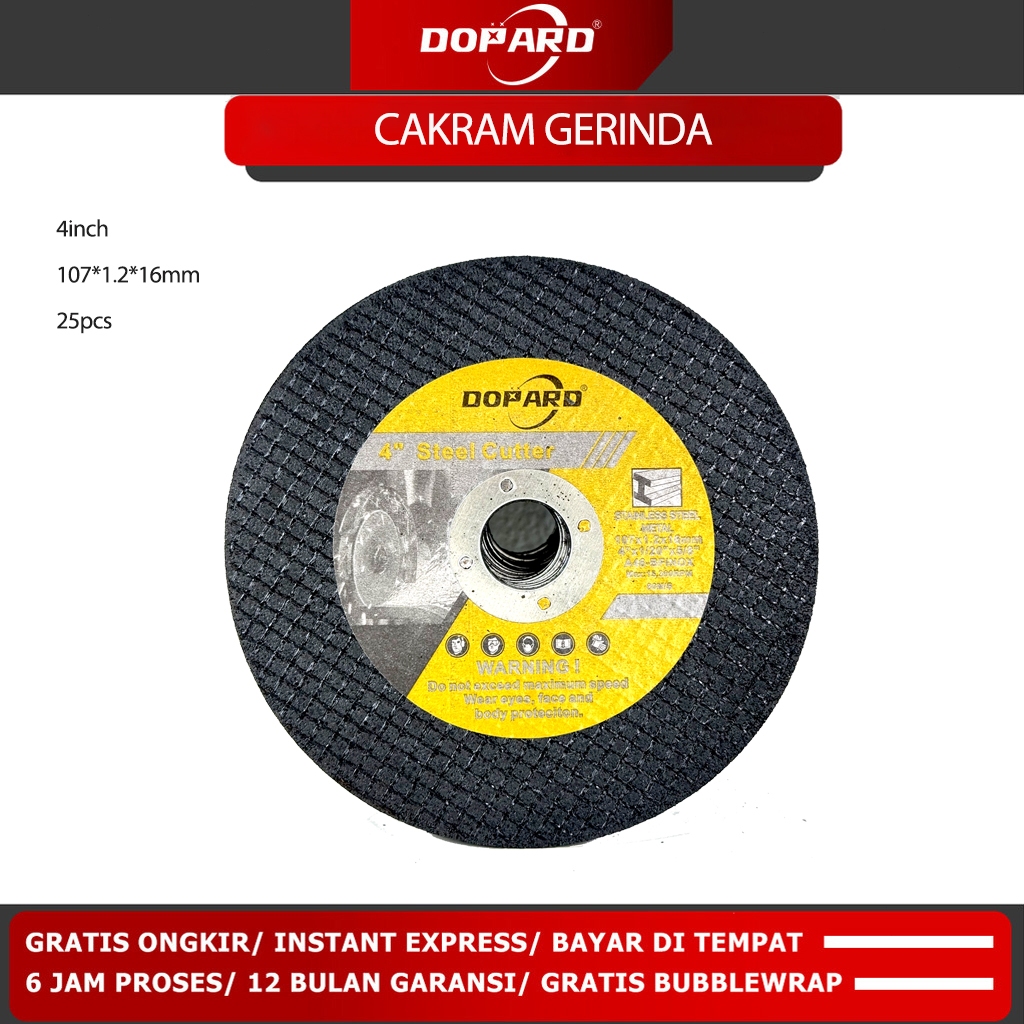 Diamond Grinding Wheels DGW-114 Mata Gerinda Poles Batu Asah Potong Gerinda Asah Diamond - Dopard