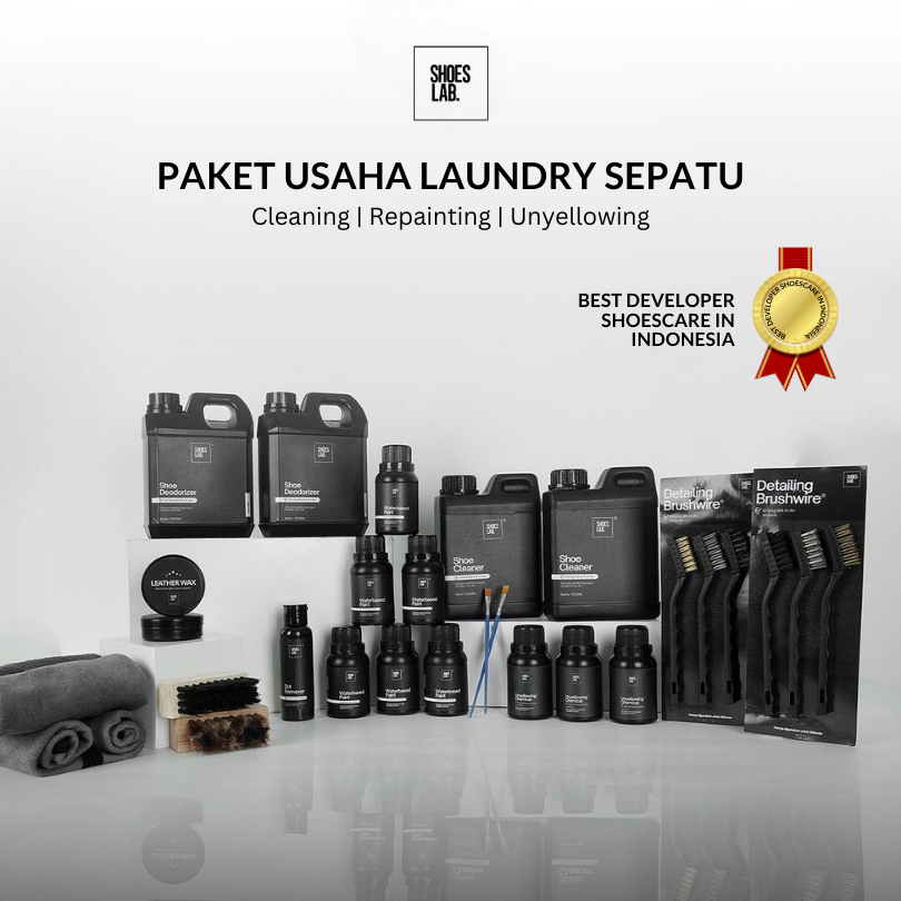 SHOESLAB - Paket Usaha Laundry Sepatu | Lengkap Full Treatment