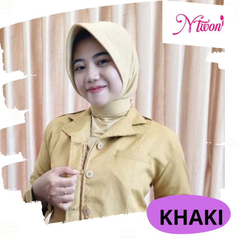 JILBAB KHAKI PREMIUM