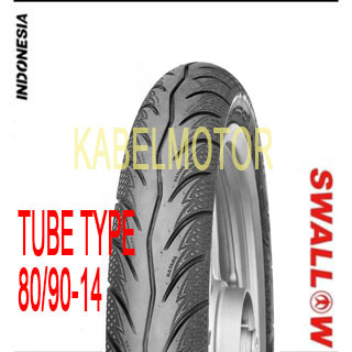 [INSTANT] BAN LUAR MOTOR UK 80/90-14 RING 14 TUBE TYPE SWALLOW 80/90-14