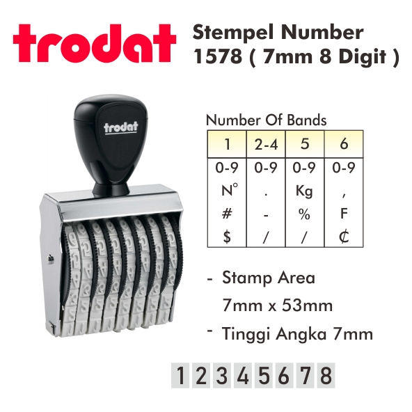

Stempel Angka 7mm 8 Digit/1578