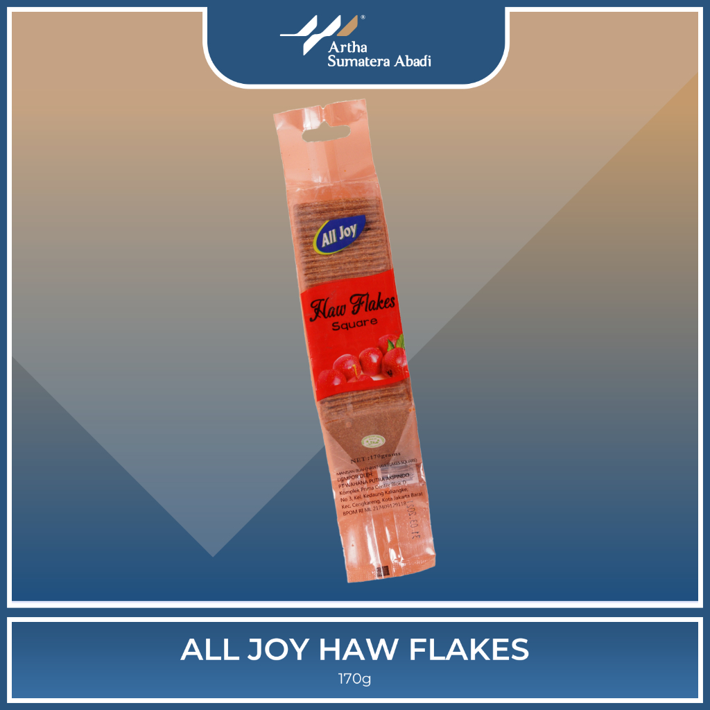 

ALL JOY HAW FLAKES SQUARE 170 GRAM