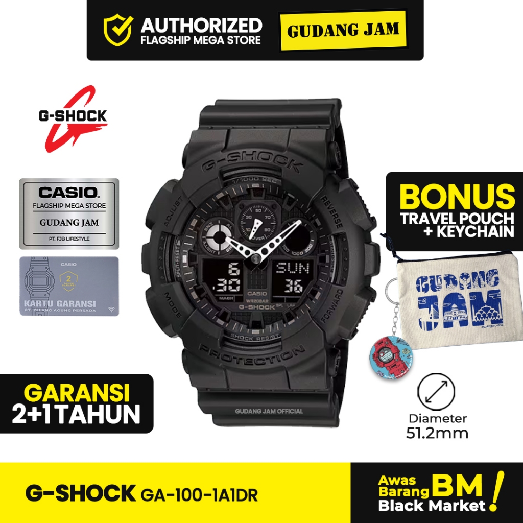 Jam Tangan G-Shock GA-100-1A1DR GA-100-1A GA-100 GA100 GA 100