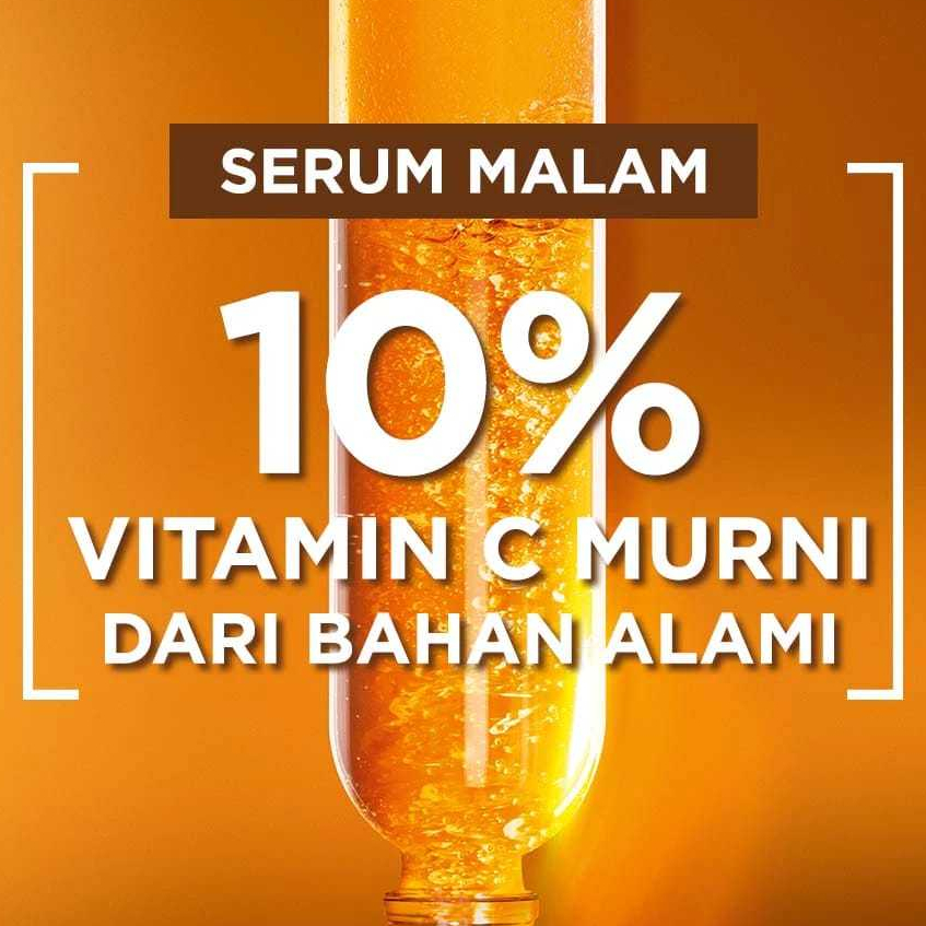 Garnier Bright Complete Overnight Vitamin C Serum 7,5 ml - Serum Malem Vitamin C Mencerahkan