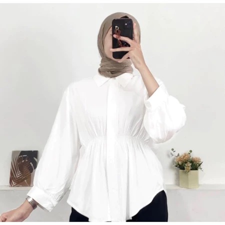 TERBARU AIKO SHIRT BLOUSE KEMEJA KERUT WANITA/ AIKO SHIRT BLOUSE/ BLOUSE WANITA KEKINIAN BAHAN KATUN