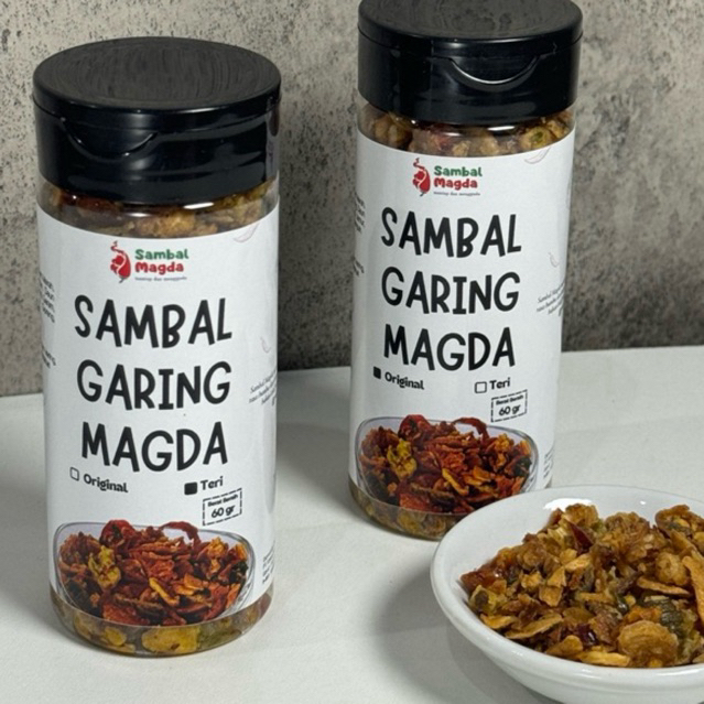 

Sambal Magda - Sambal Garing Magda Teri 60 gram | Sambal Tabur Bawang