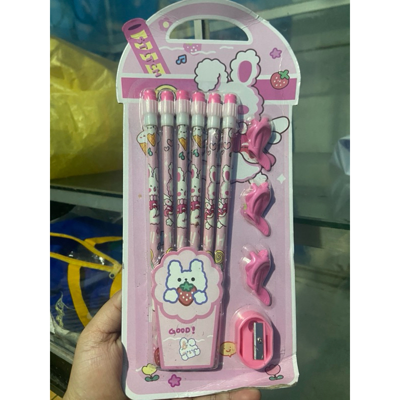 

pensil set lucu