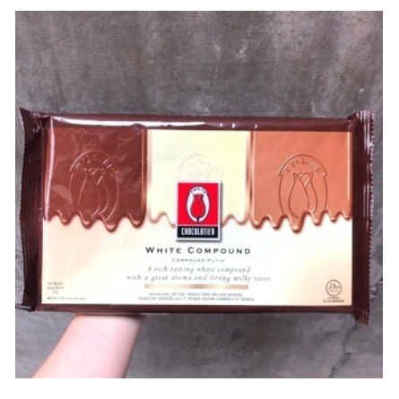 

TULIP WHITE COMPOUND Chocolate Coklat Cokelat Kompon PUTIH Tulip 1 kg