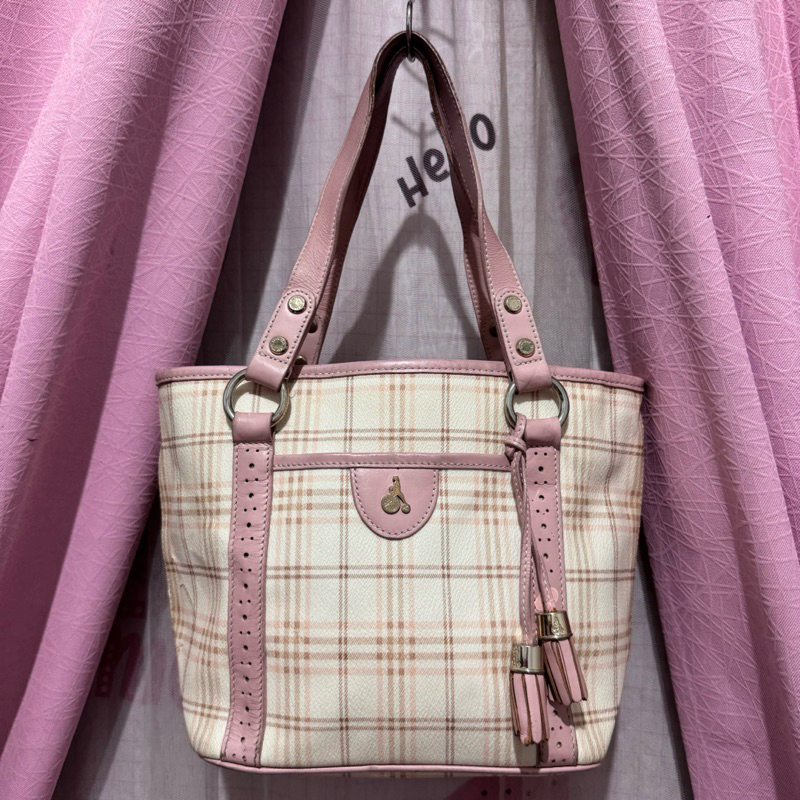 tas handbag beanpole. tas handbag wanita. tas handbag kulit preloved