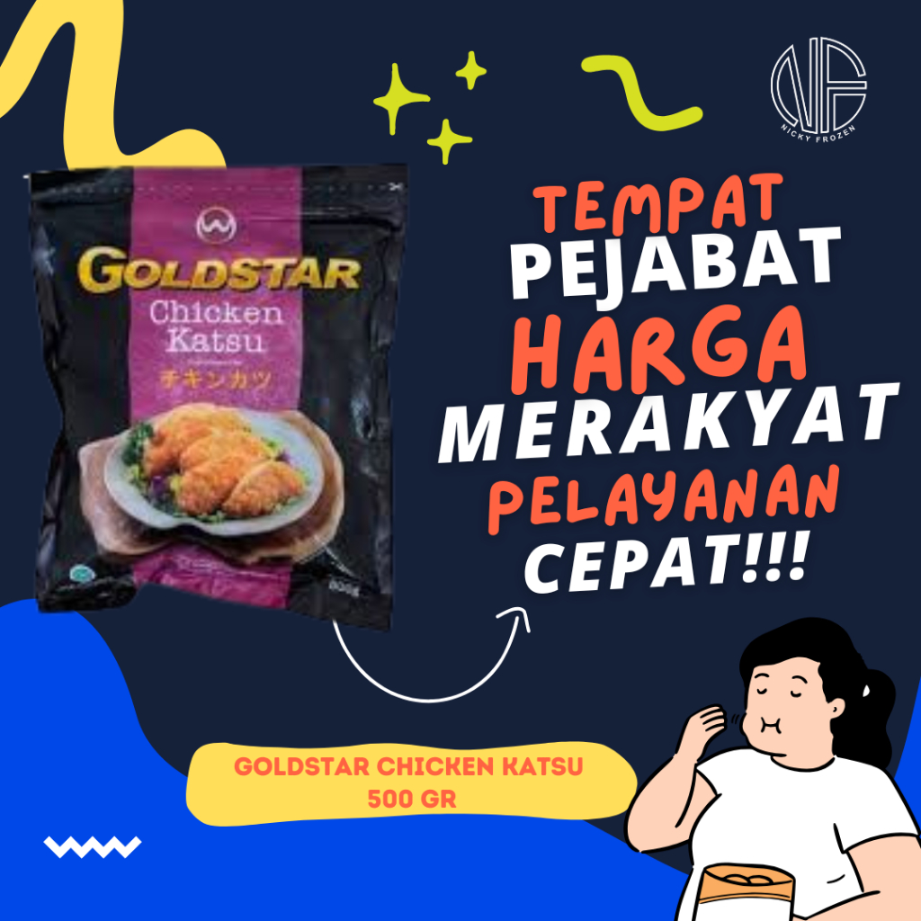 

GOLDSTAR CHICKEN VARIAN NUGGET 500 GR