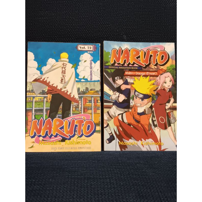 Komik Prelove Naruto Vol 72 End Dan Naruto Official Animation Book Hidden Douga Emaki Full Colour Ma