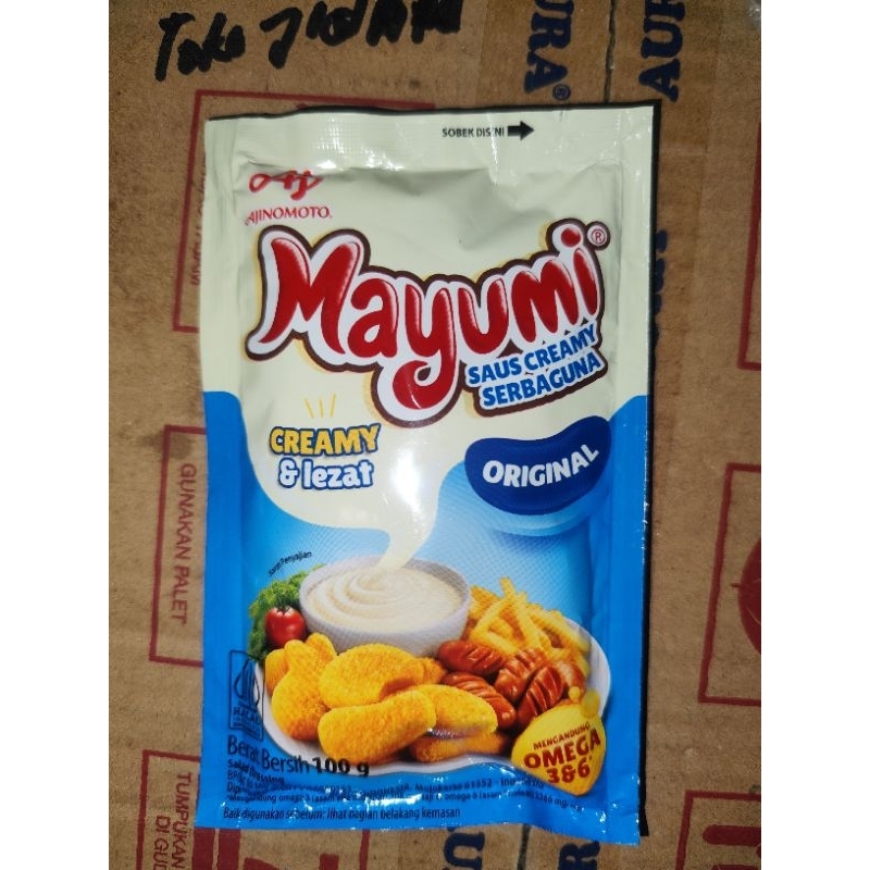 

Mayumi saos mayones ajinomoto sachet 100gr maestro