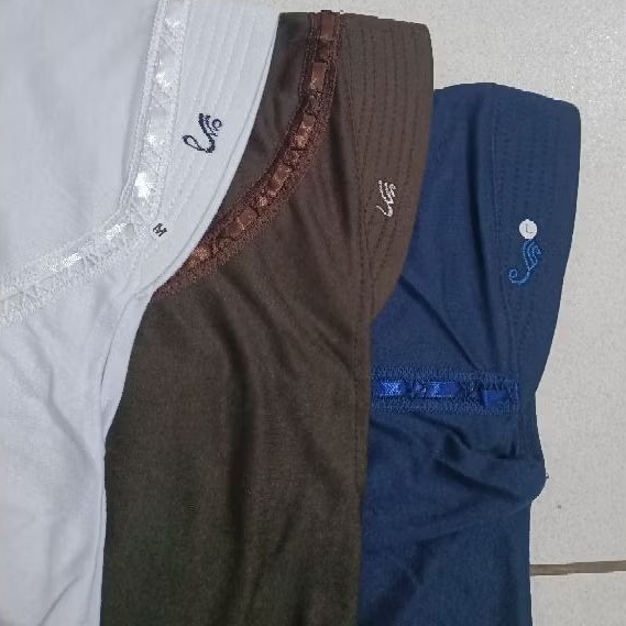 Hijab Jilbab Anak Sekolah BIRU Murah Berkualitas Rabbani Kw