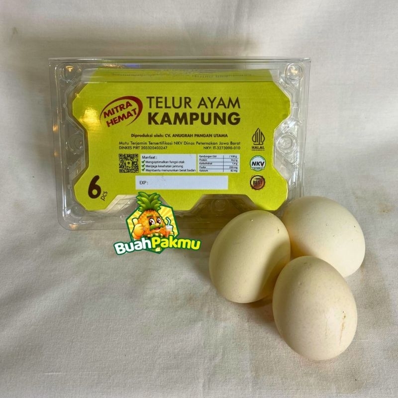 

Telur Ayam Kampung Isi 6
