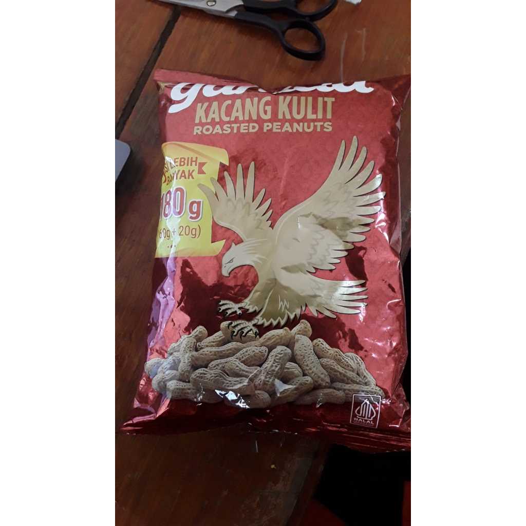 

KACANG KULIT GARUDA 160G+20G(180G)