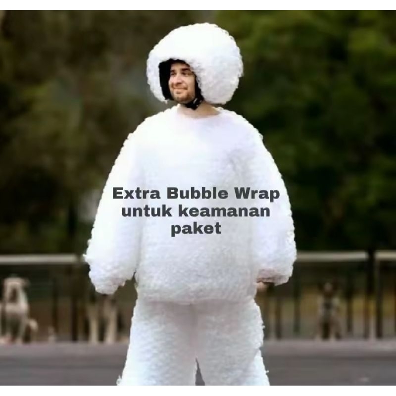 

Extra Buble Warp untuk keamanan Paket