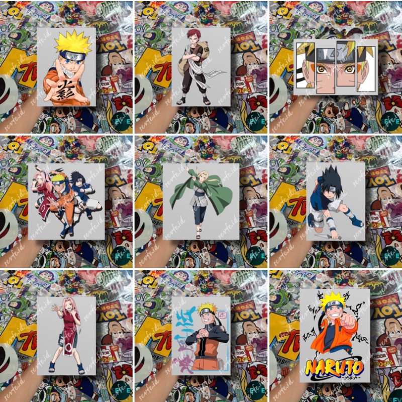 

Stiker DTF Sablon Setrika Sablon Stiker NARUTO