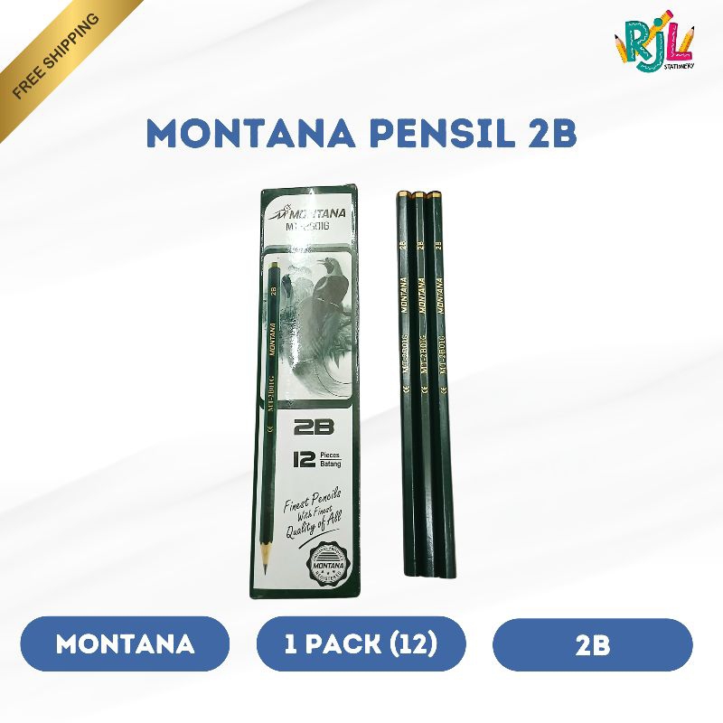 

Montana Pensil 2B | 1 Pack (12) | MT-2B01G