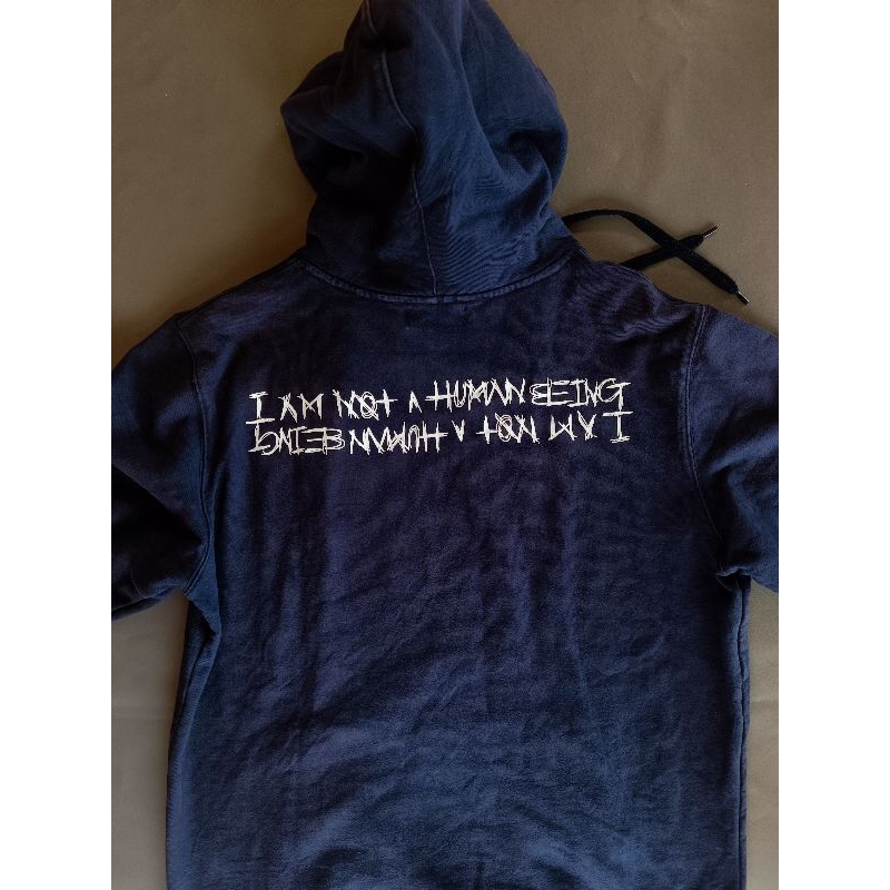 Hoodie navy I'm Not A Human Being