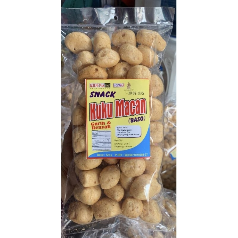 

Kerupuk baso/Kuku macan