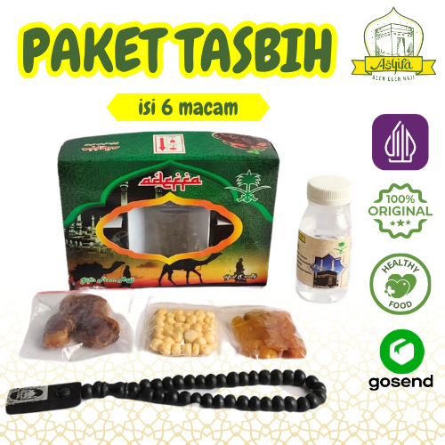 

PAKET Oleh Oleh Haji Dan Umroh Murah Ekonomis Tasbih Kayu + Air Zamzam + Kurma Khalas