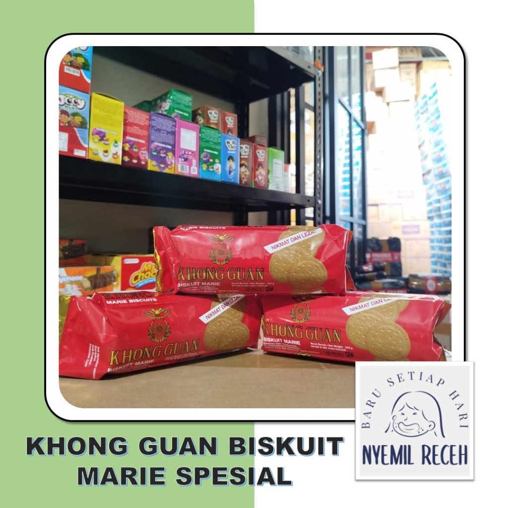 

Khong Guan Biskuit Marie Spesial - 225 gr KG. Merah