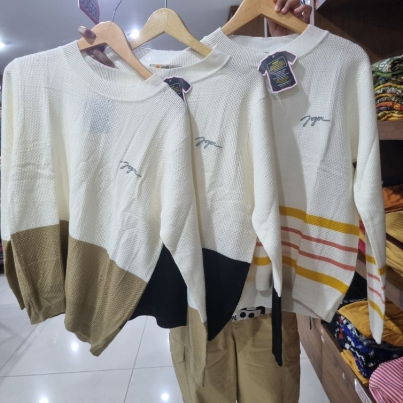 SWEATER JOGER LADIES | SWEATER CEWEK ORI JOGER BALI RAJUT