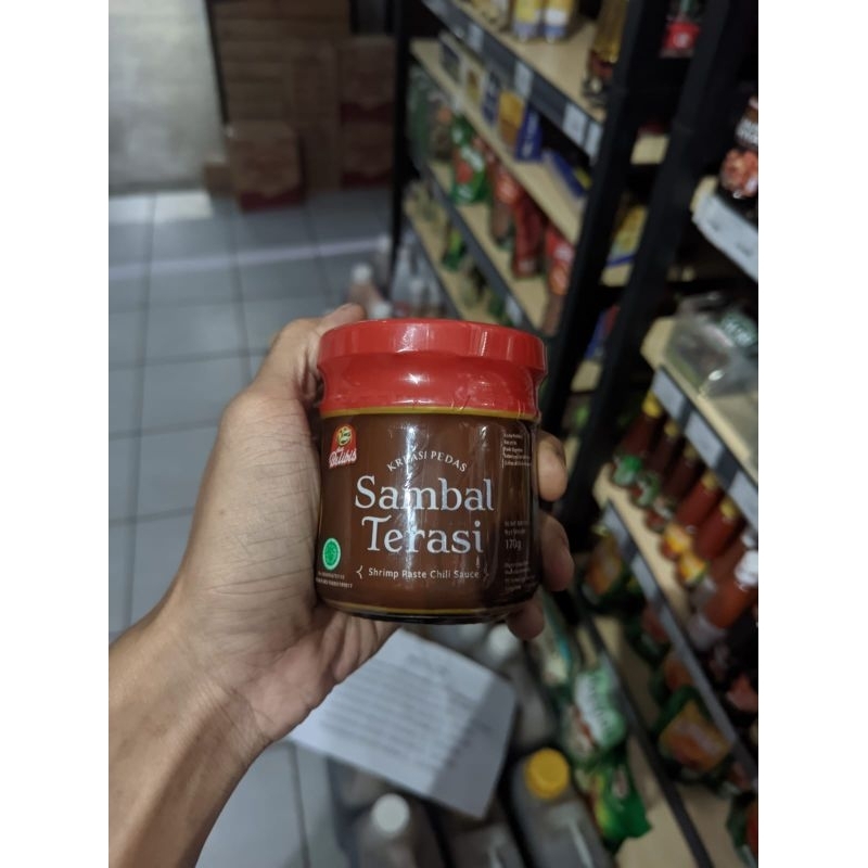 

Dua belibis sambal terasi jar 170 gr / shrimp paste Chili sauce