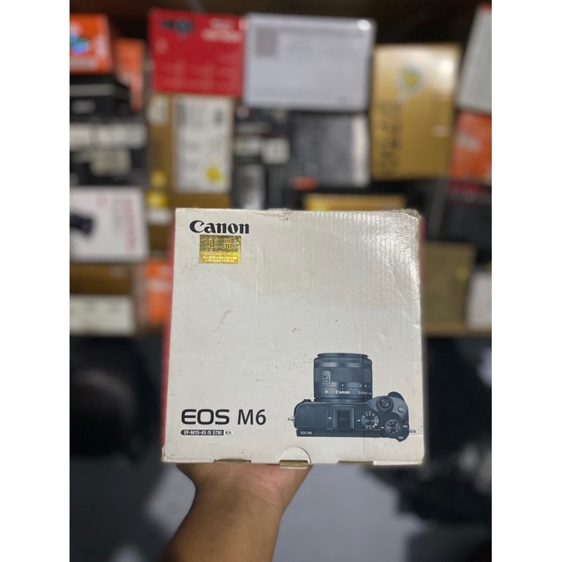 box bekas canon m6 termurah di shopee