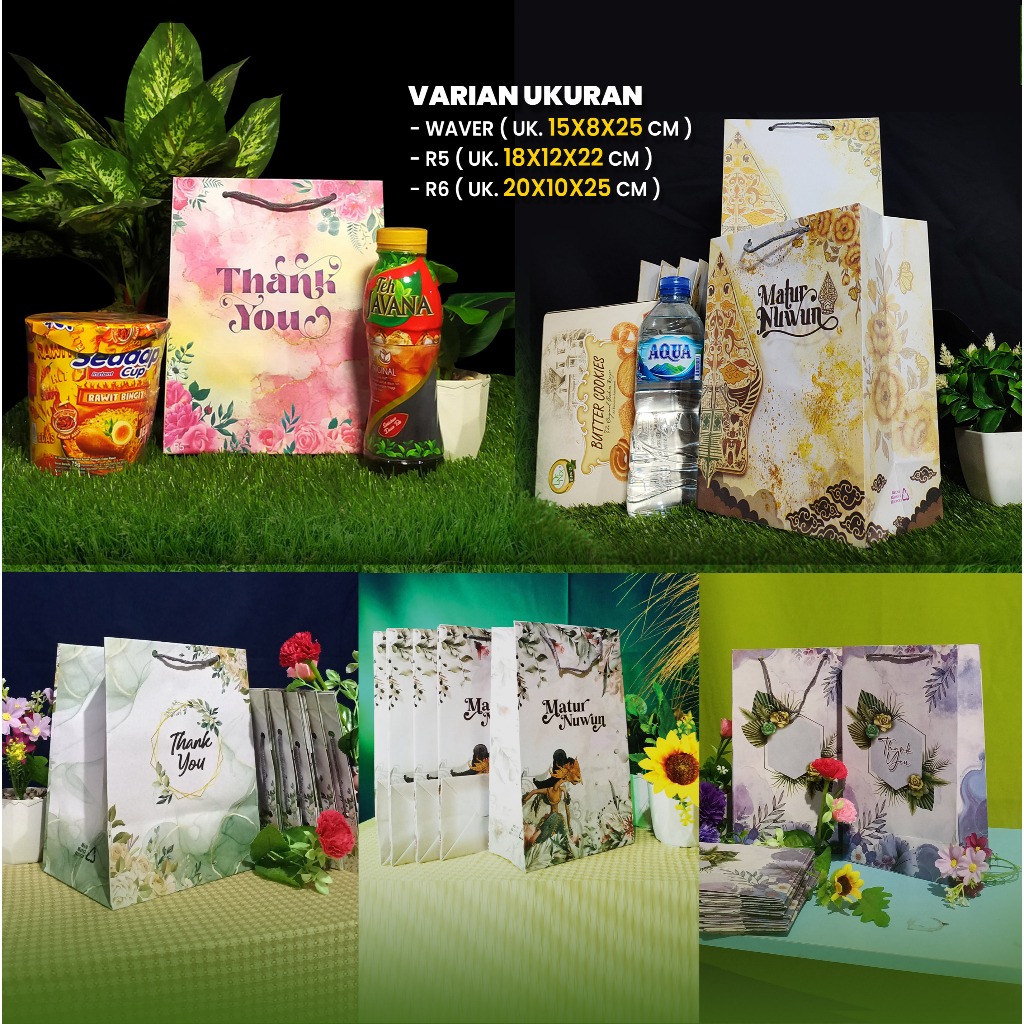 

Grosir Paper Bag Motif ( wafer, R5, R6 ) bijian