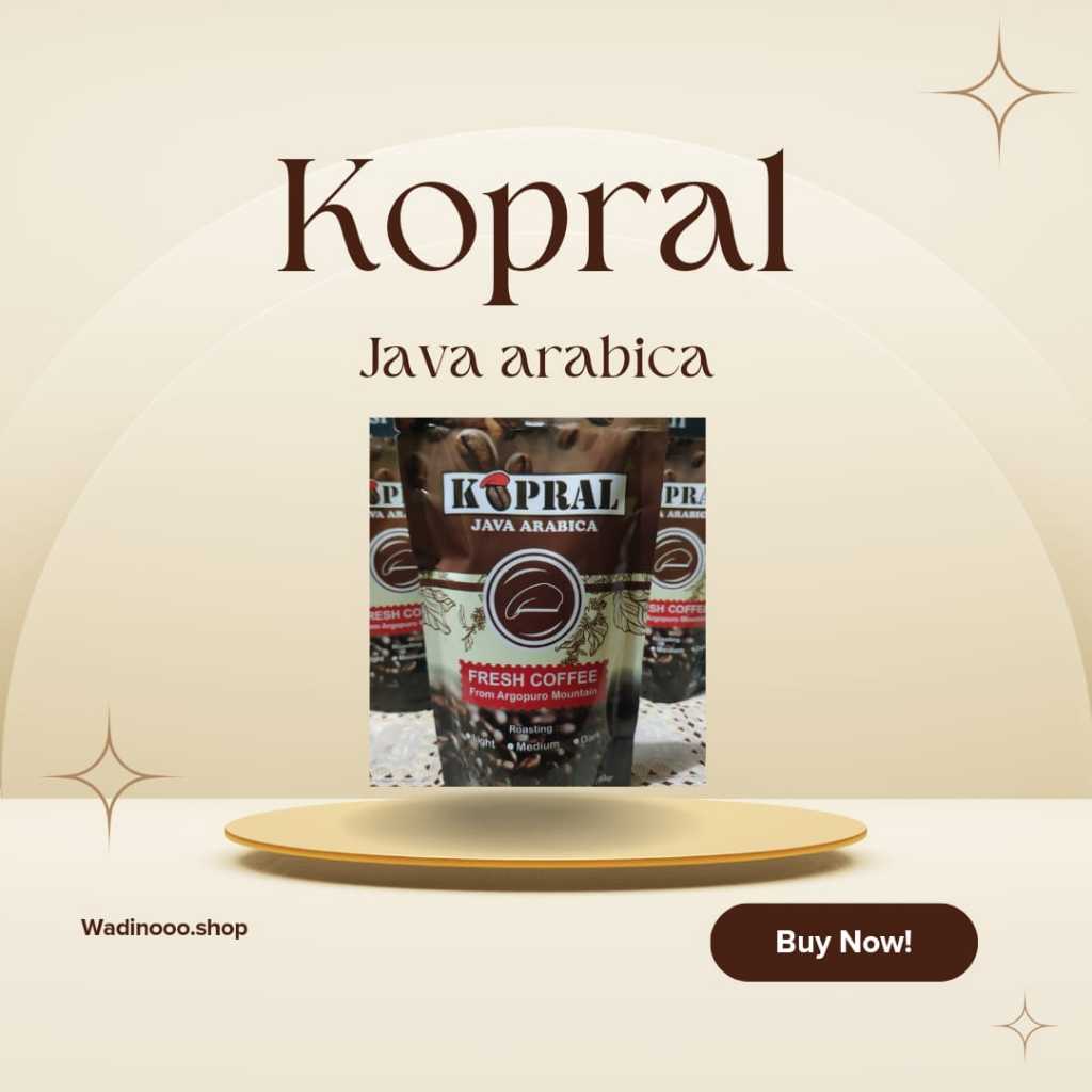 

Kopi Bubuk Murni Arabika kemasan 500gram