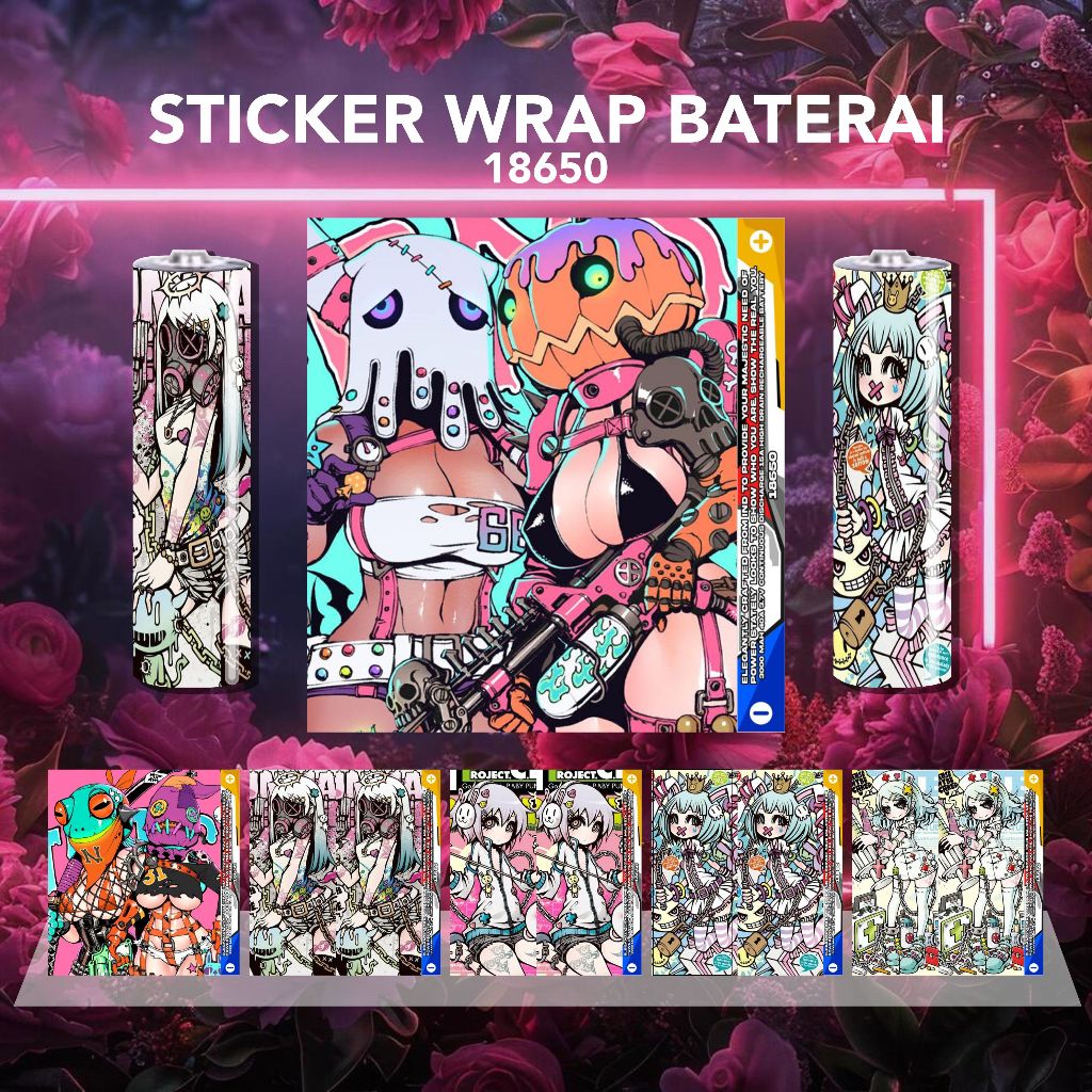 

STORYELLY - Pelindung Baterai - Stikerskin Wrap Anime Girls Punk Series