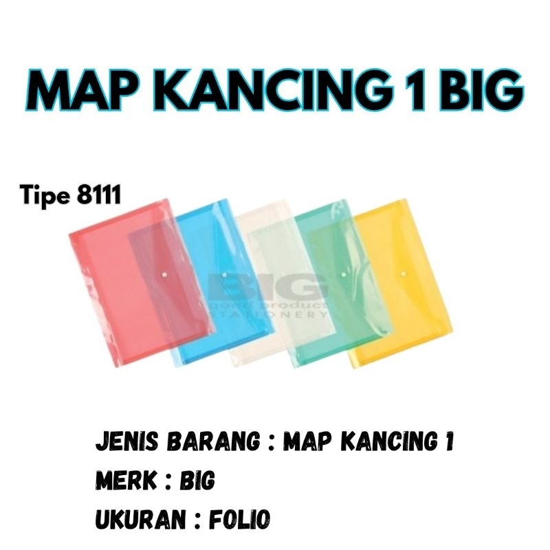 

Map Kancing Big 8111/1 Pack isi 12 Pcs