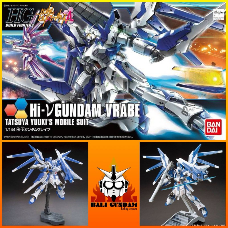 HG 1/144 RX-93-V2V HI NU GUNDAM VRABE Bali Gundam Hobby Corner Bandai Original